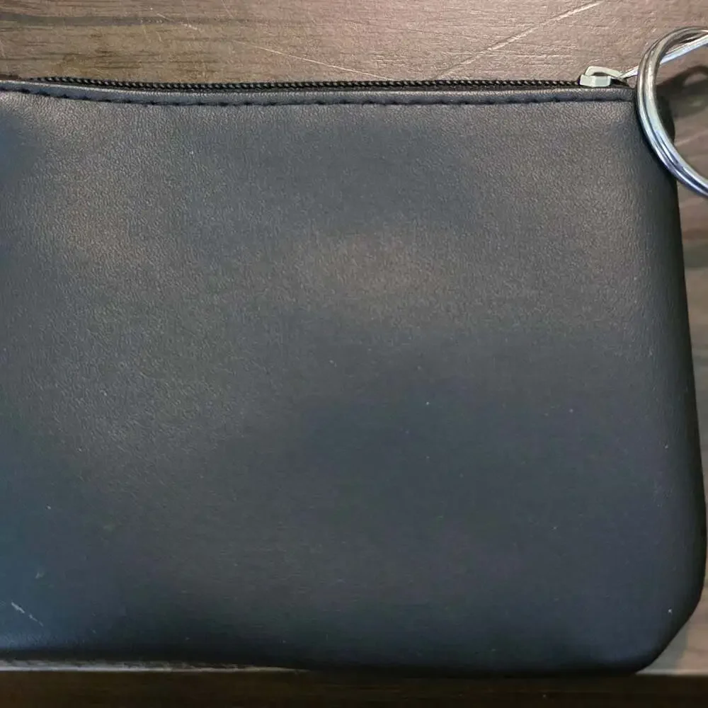 Koltov Black Faux Leather Multi-Piece Pouch Set